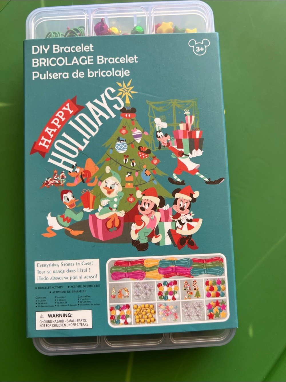Disney Happy Holidays DIY Bracelet Kit - Green Holiday Design